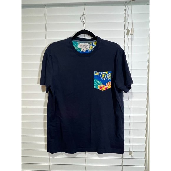 Original Penguin‎ Hawaiian TShirt - Size M - Picture 1 of 5